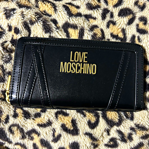 Love moschino black leather - love,