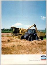Ford New Holland TW 15 Tractor and Combine Vintage Advert