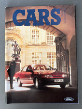 Ford Cars Brochure 1986 FA221/117 Fiesta Escort Orion Sierra Capri Granada