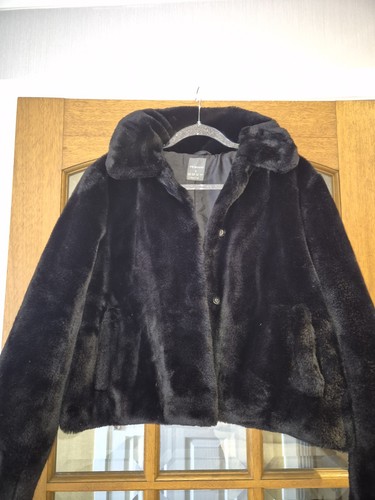 Primark women faux fur coat - fur,
