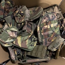 Army Job Lot x25 Pouches Webbing Bags DPM Camouflage Dutch Grade 2 / Unchecked