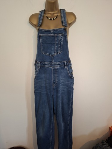 Fat face blue denim - blue, dungarees