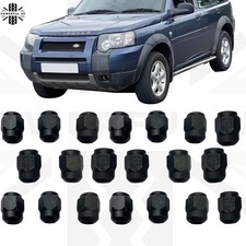20pc Wheel nuts Black for Land Rover Freelander 1 alloy wheels nut 1996-2006