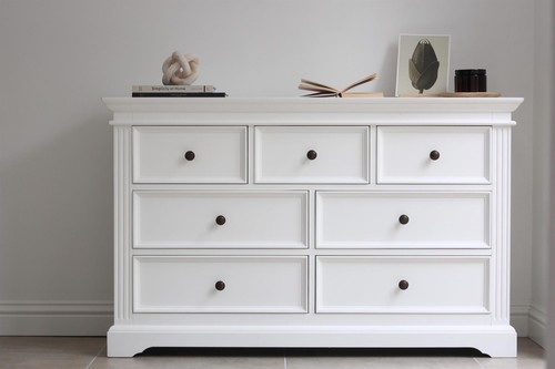 White chest drawers - chest, over