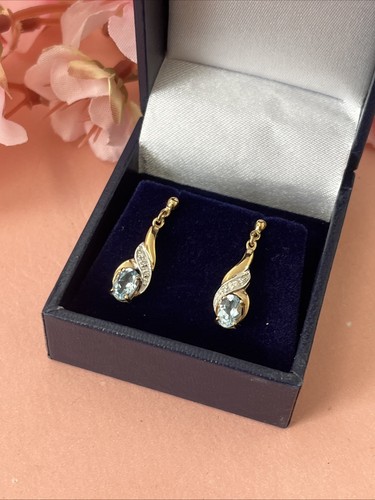 9ct gold real diamond - gold,