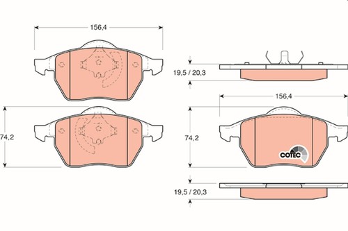 Trw brake pads - trw,