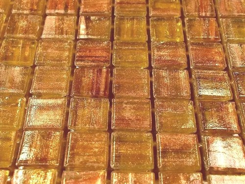 Gold dust mosaic - gold,