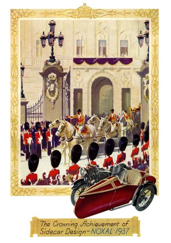 1936 noxal sidecars poster - 1936,