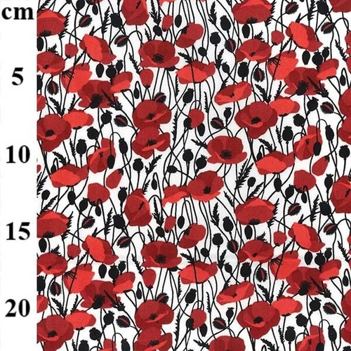 Craft cotton fabric - craft, red