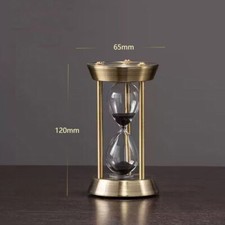1/3/5/10/15 Minutes Timer Retro Bronze Hourglass Timing Sandglass Home Decor