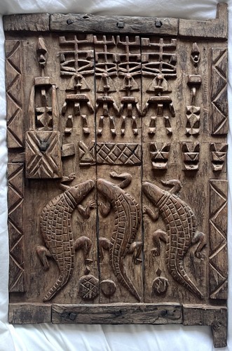 Vintage african dogon granary - african,