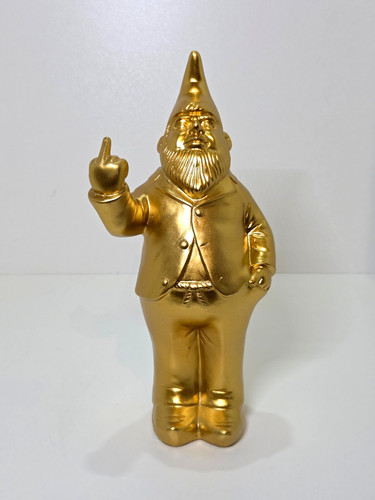 Naughty gnome money box - naughty,