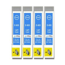 4 Light Cyan Ink Cartridges