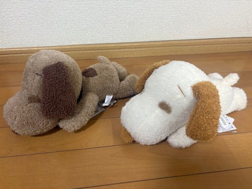 Set lying snoopy stuffed - 2,