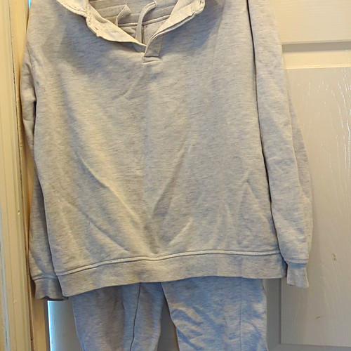 Zara grey 2pc sweatsuit - zara,