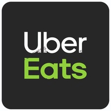 Uber Eats Sticker Laptop Man Cave Car Van Window Takeaway (Choose size)