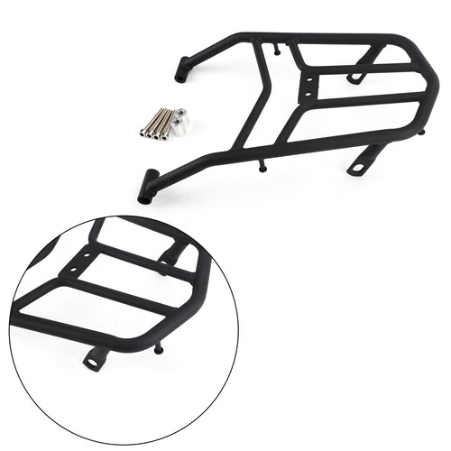 Black rear luggage rack mount - rack,