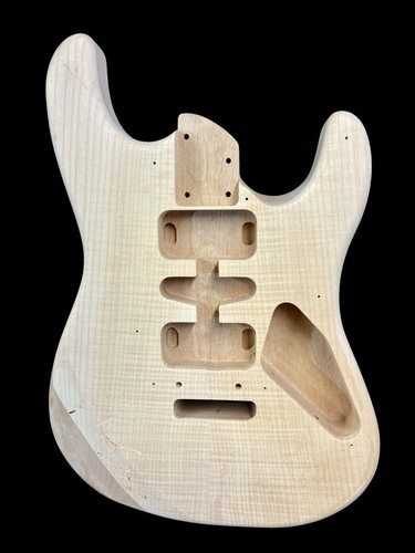Stratocaster style guitar body