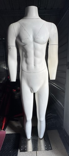 Male mannequin with - mannequin, wheel