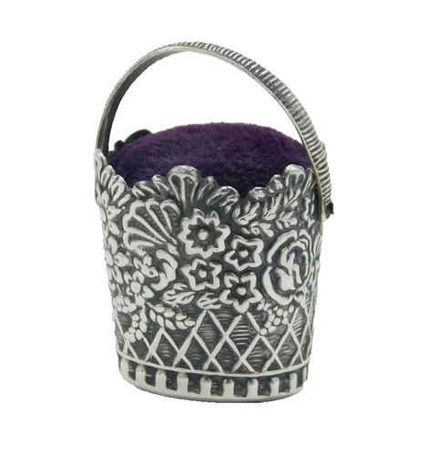 Sterling silver floral wicker - sterling,