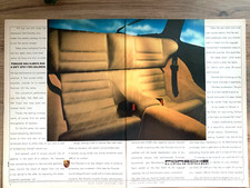 PORSCHE 944 1980s -  FRAMEABLE COLLECTIBLE ORIGINAL CLASSIC CAR ADVERT