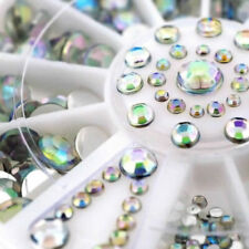 Diamante Rhinestone Nail Art Decoration 3D Gems Crystals Charms Jewels UK SELLER