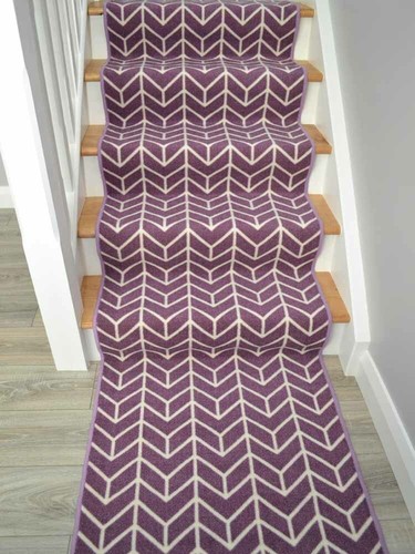 Long stair rug bespoke - rug, modern