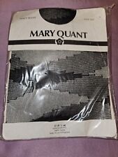 Mary Quant Black Fancy Tights, One Size, New In Pack, Vintage