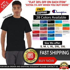 Champion Mens Crew Neck T