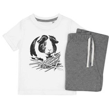 'Guinea Pig Munching On Hay'