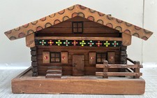 Vintage Swiss Chalet Music Box