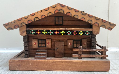 Vintage swiss chalet music - chalet, box