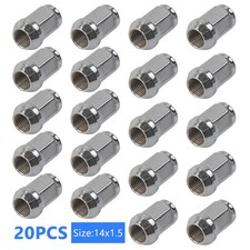 20x WHEEL NUTS LONG - FOR FORD TRANSIT CUSTOM 2013-2022 ALLOY M14x1.5 OEM STYLE