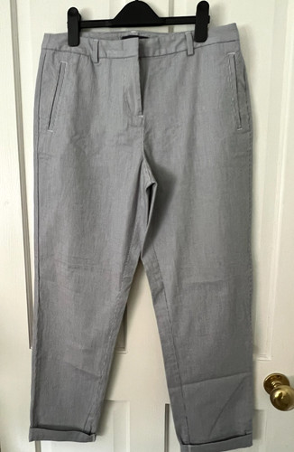 Ladies chinos size 12 navy - 12,