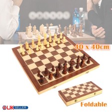 40x40cm wooden large chess set - 40x40cm,