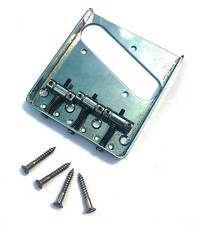 Aged Vintage TL Bridge Chrome Barrel Saddles fits to Fender Tele®