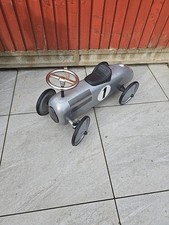 Schilling Speedster - Silver Race Car Ride On Scooter .