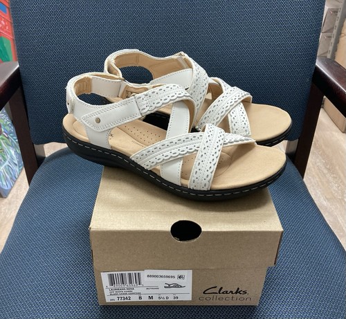 New clarks womens - new, white