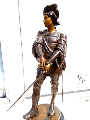 Antique bronzed spelter - bronzed,