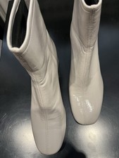 Zara Ladies Patent Back Zip Boots