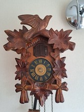 Vintage Quartz Battery Cuckoo Clock for spares or Repair.