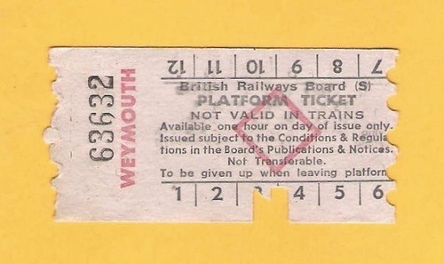 Platform ticket british - ticket, ~
