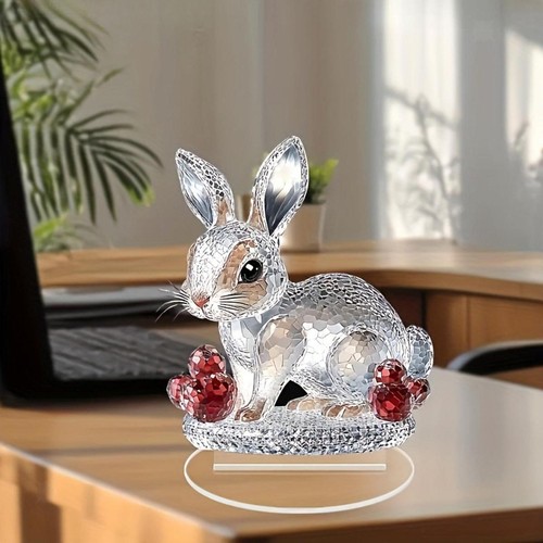 Easter bunny ornament desk - easter,