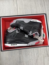 Nike Air Jordan 4 Men's Retro Bred Reimagined Sneakers UK Size 6.5