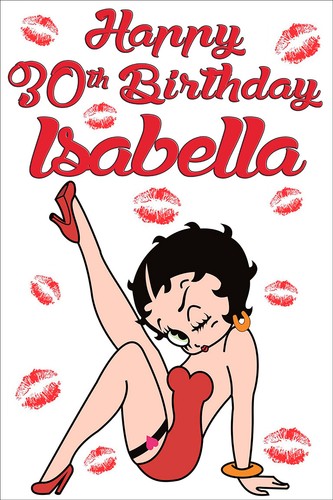 Betty boop personalised - betty,