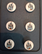 x6 Fairy Castle Shank Buttons