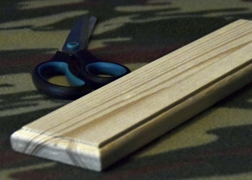 Plain wooden plaque - plain, door