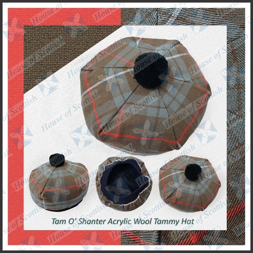 Fraser weathered tartan tam - weathered,