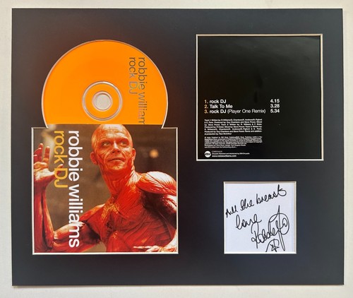 Robbie williams signed - robbie,