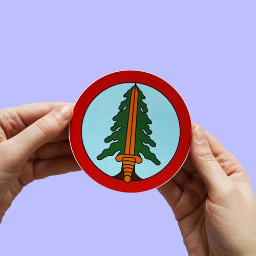 Twin peaks sticker bookhouse - peaks,